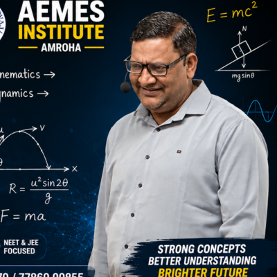 Er. Aslam – Physics faculty at AEMES Coaching Amroha